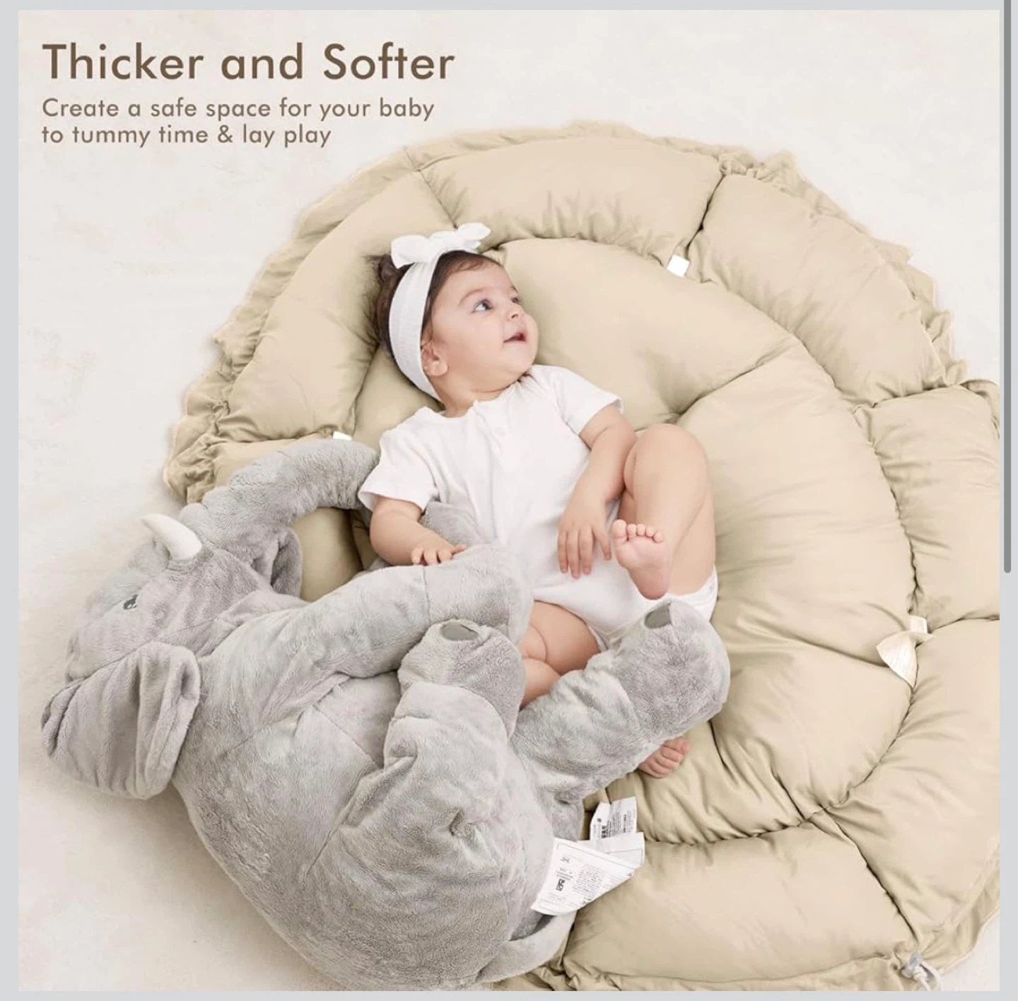 5 in 1 Baby Play Gym Mat - Khaki 5GB - photo 2