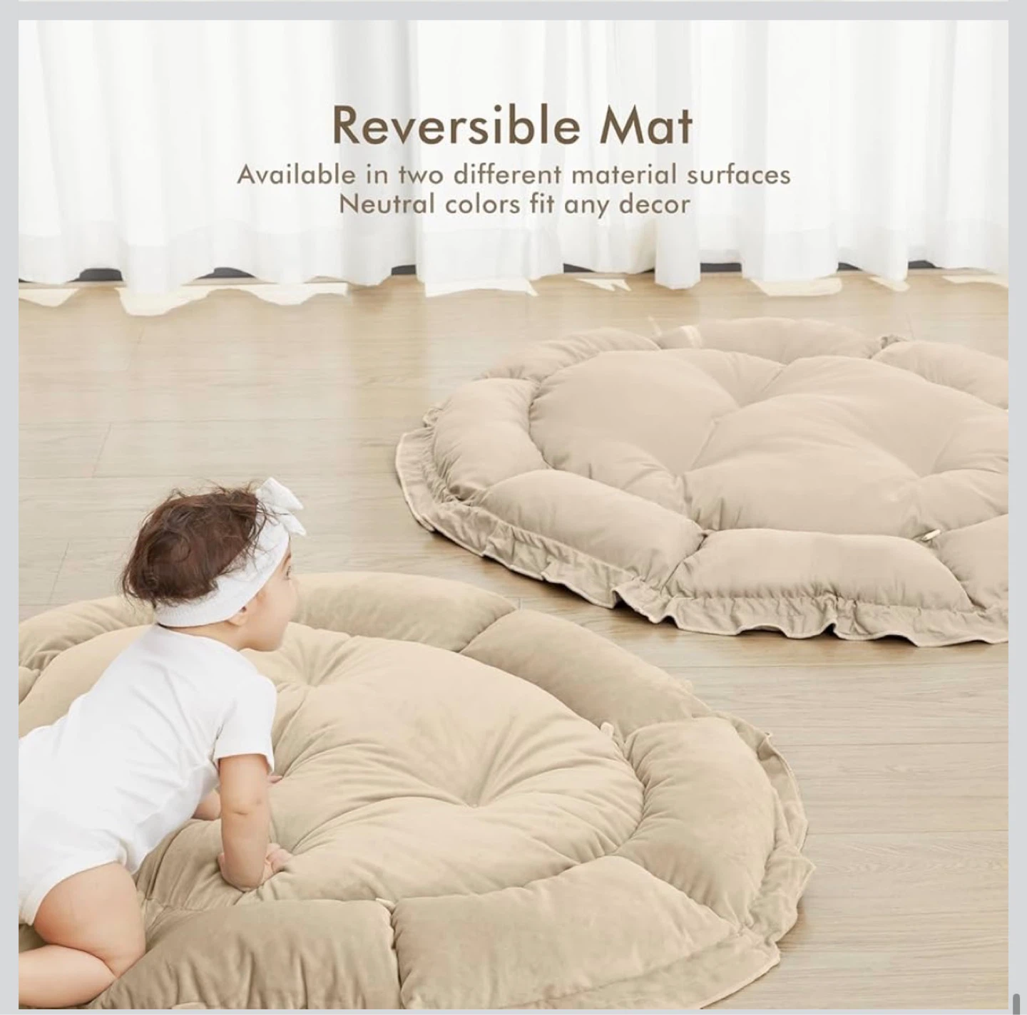 5 in 1 Baby Play Gym Mat - Khaki 5GB - photo 5