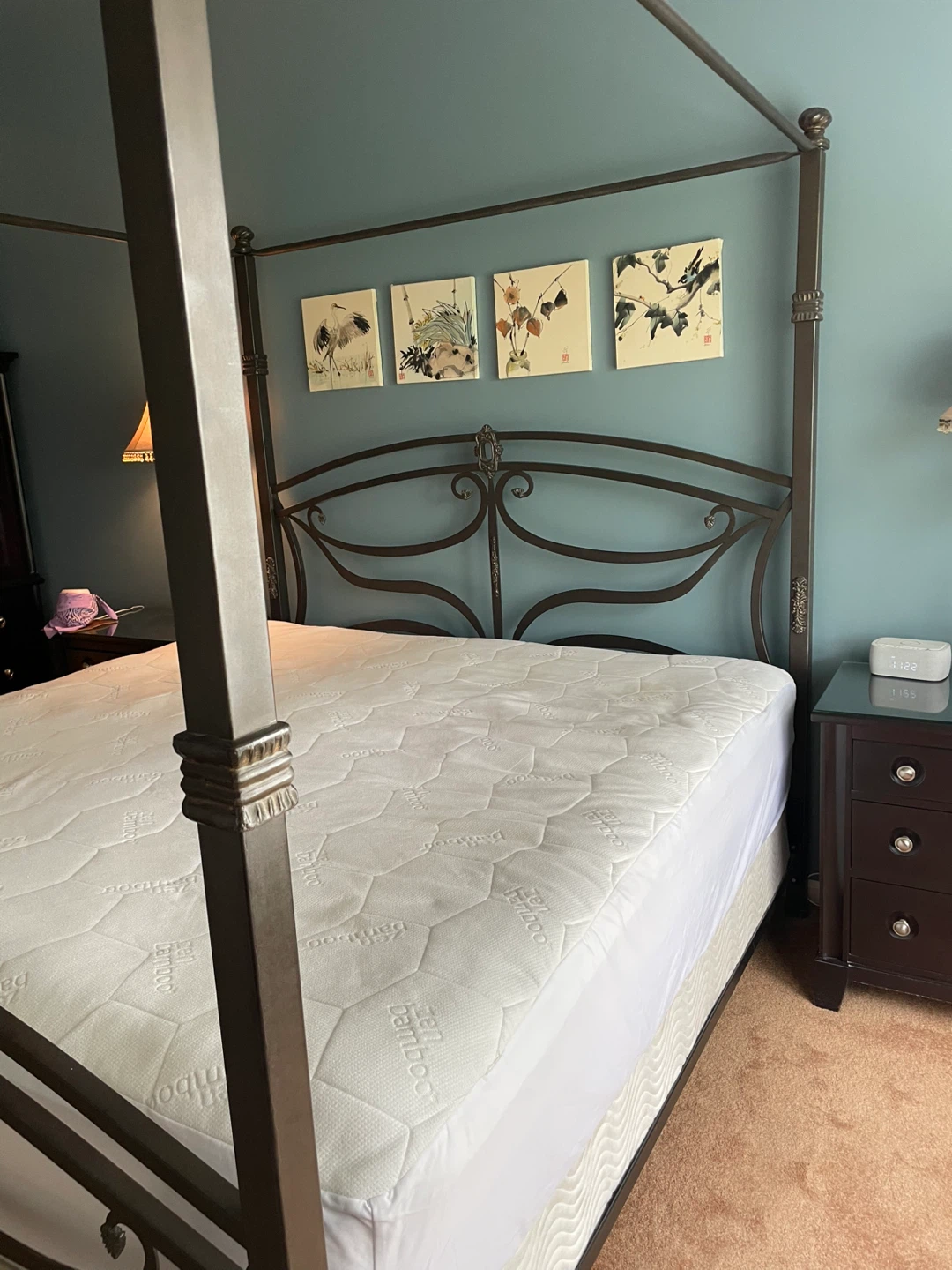 4 poster canopy king bed frame by Smith Forge - photo 4