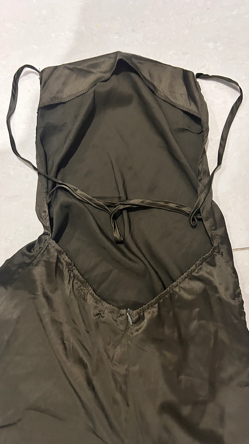 Women's Halter Neck Backless Dress - photo 2
