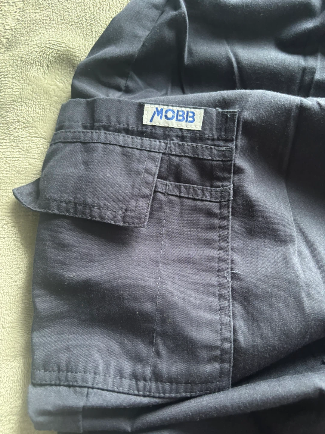 MOBB Navy Scrub Top and Pants Set - photo 5
