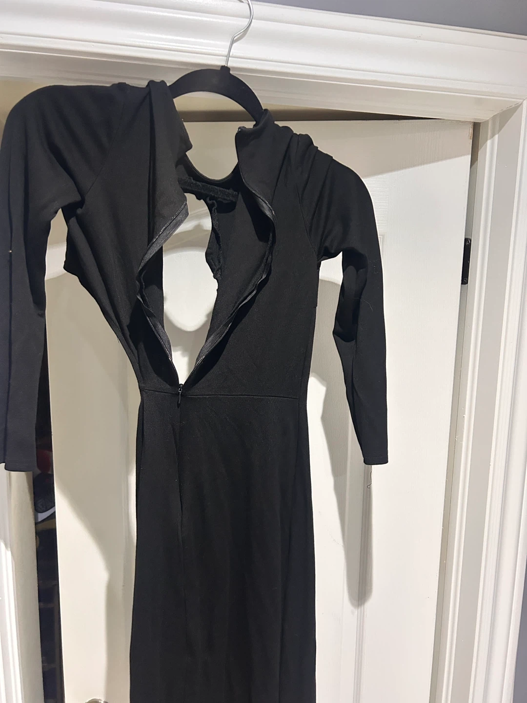 Fashion Nova Black Dress with Cutout - photo 2