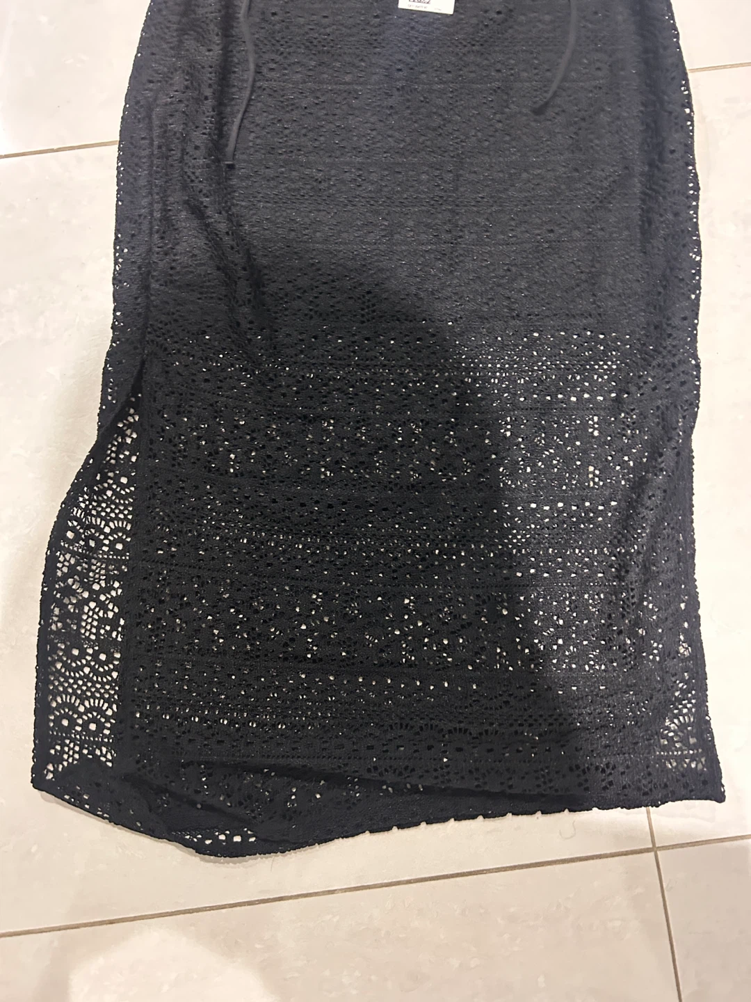 H&M Black Crochet Midi Dress - photo 4