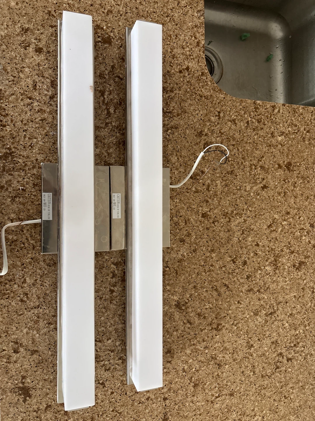 Two Modern LED Vanity Lights