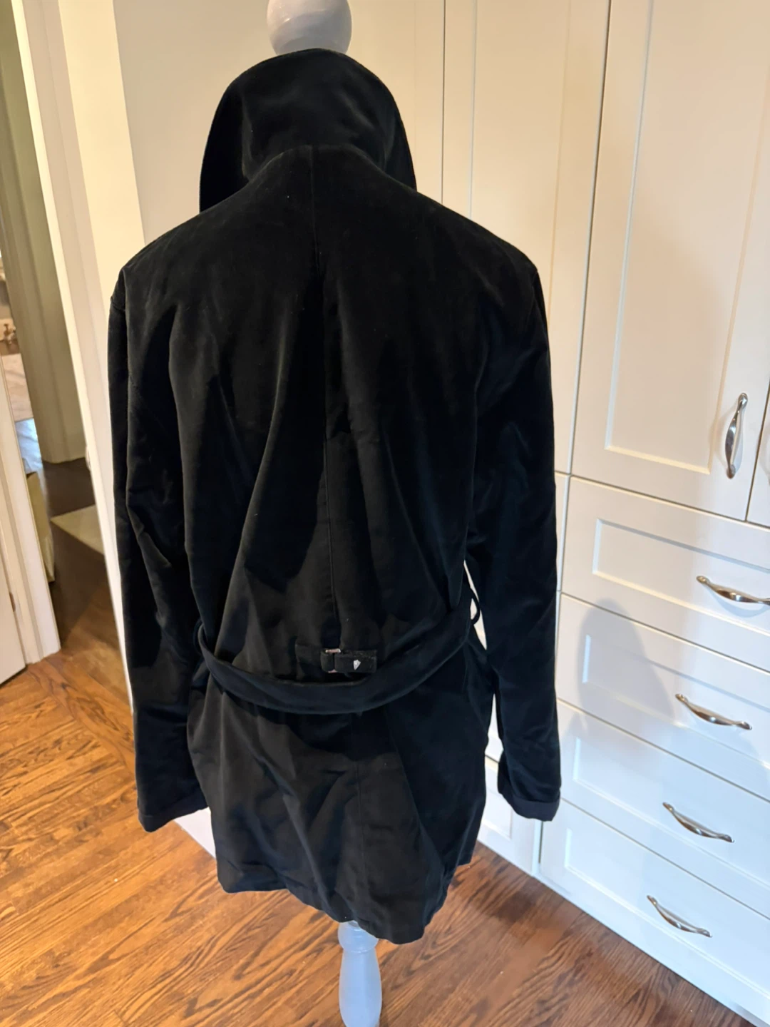 Black Velvet Couture Jacket - photo 4