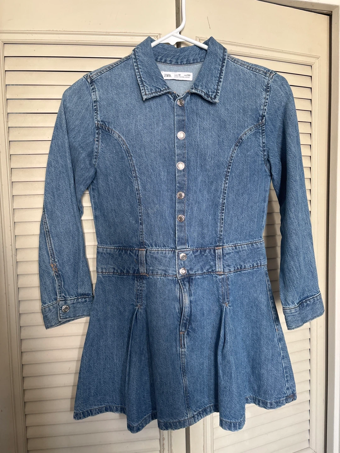 Zara Denim Dress size 10 girls