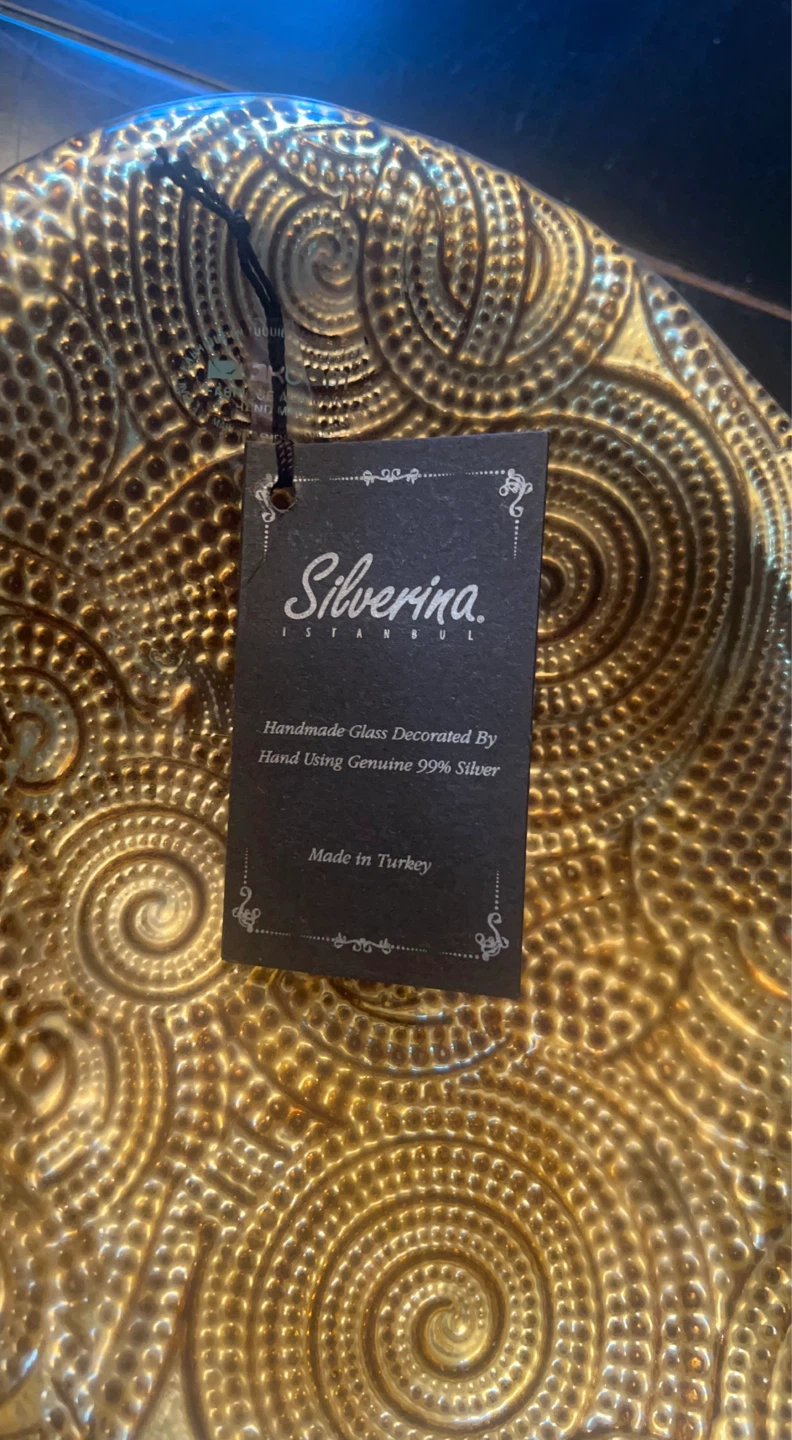 NEW Silverina Handmade Glass Decorative bowl - photo 2