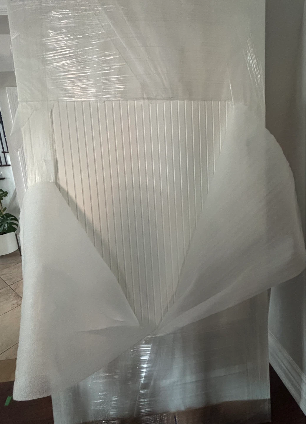 White Beadboard Panel