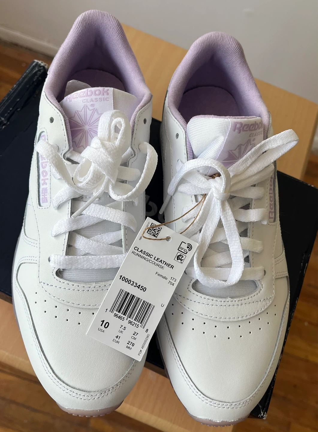 Reebok Classic Leather Running Shoes - Women's Size 10 - photo 2
