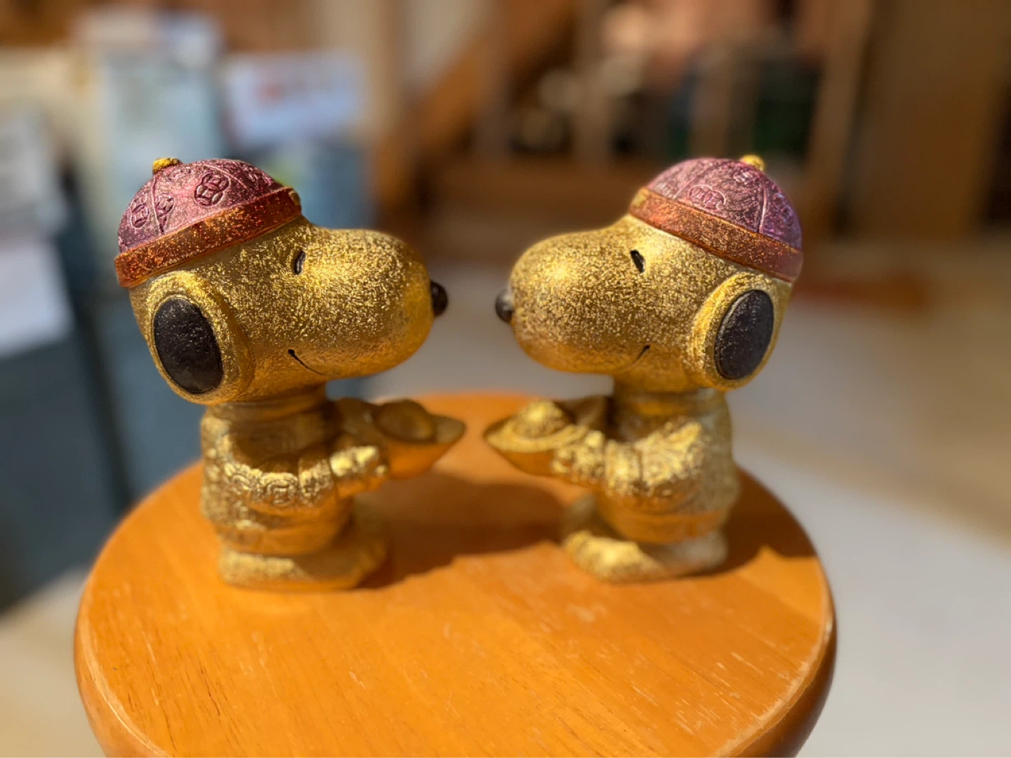 Snoopy Lunar New Year Piggy Bank Figurines (Set of 2) - photo 3