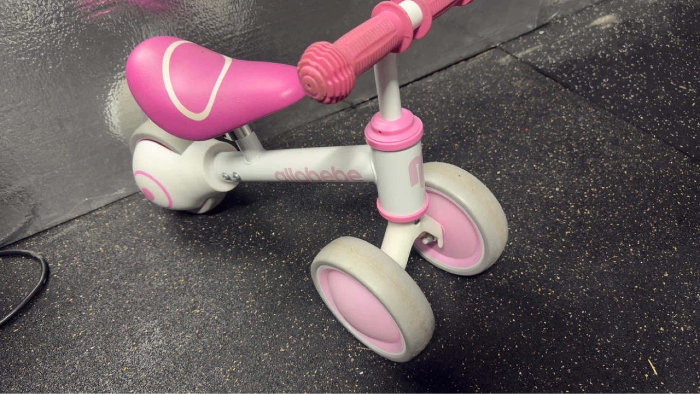 Allobabe 3-wheel Balance Bike - Pink - photo 2