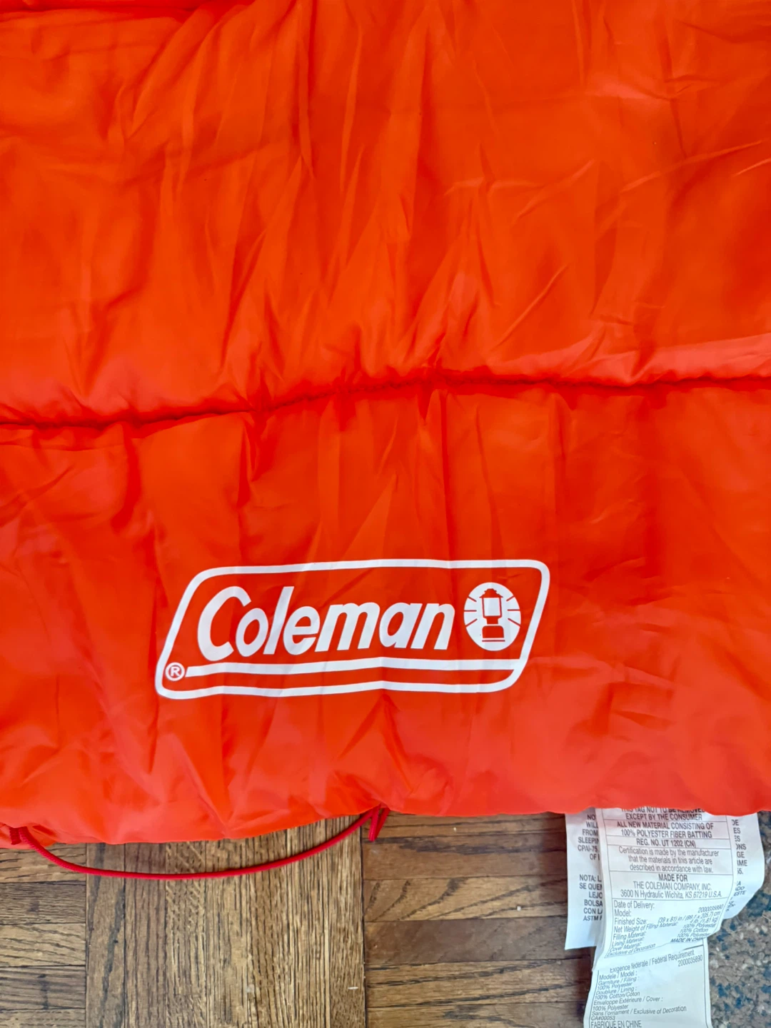 Coleman Sleeping Bag - Orange - photo 2