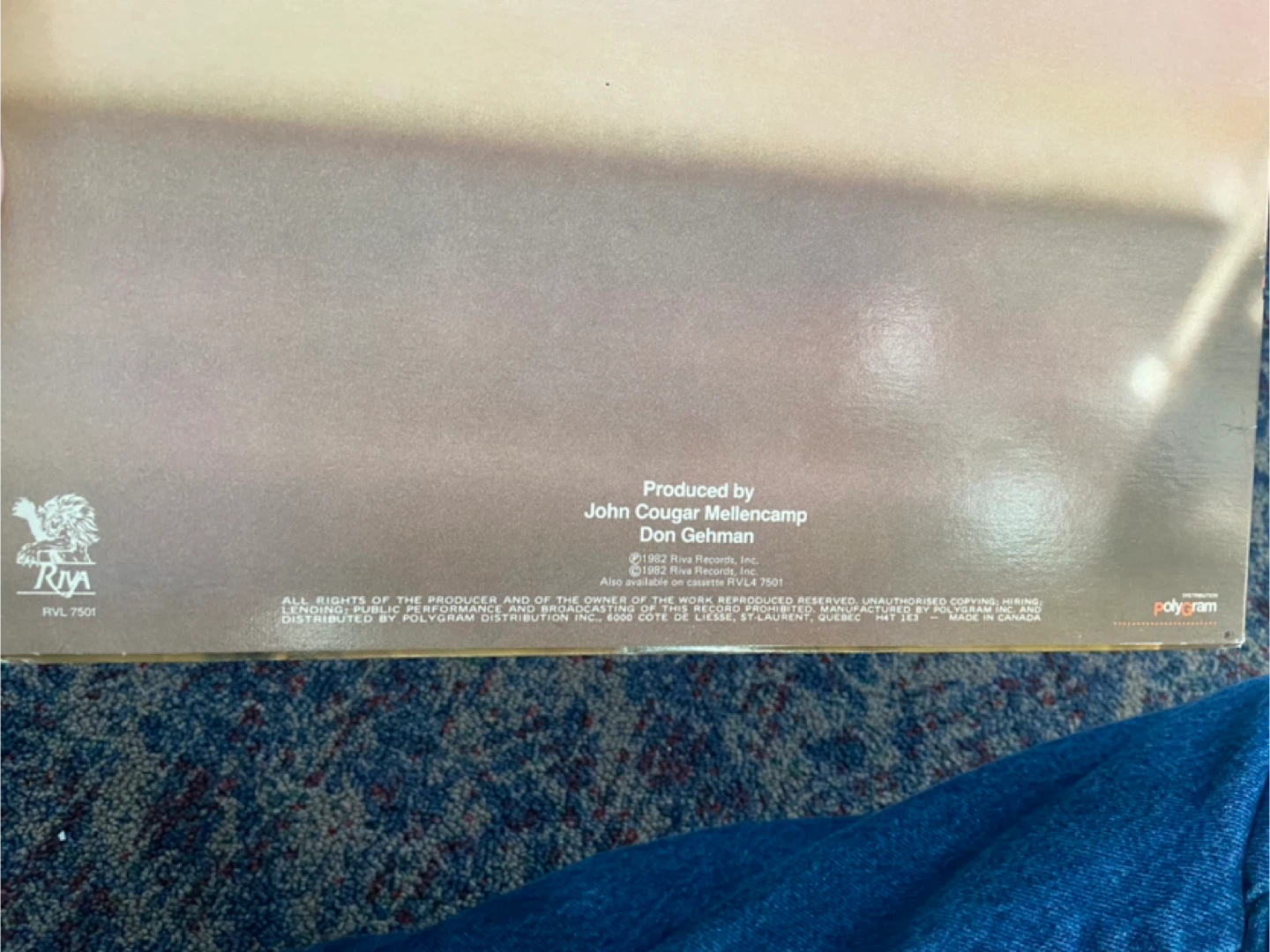 John Cougar Mellencamp American Fool Vinyl Record - photo 4