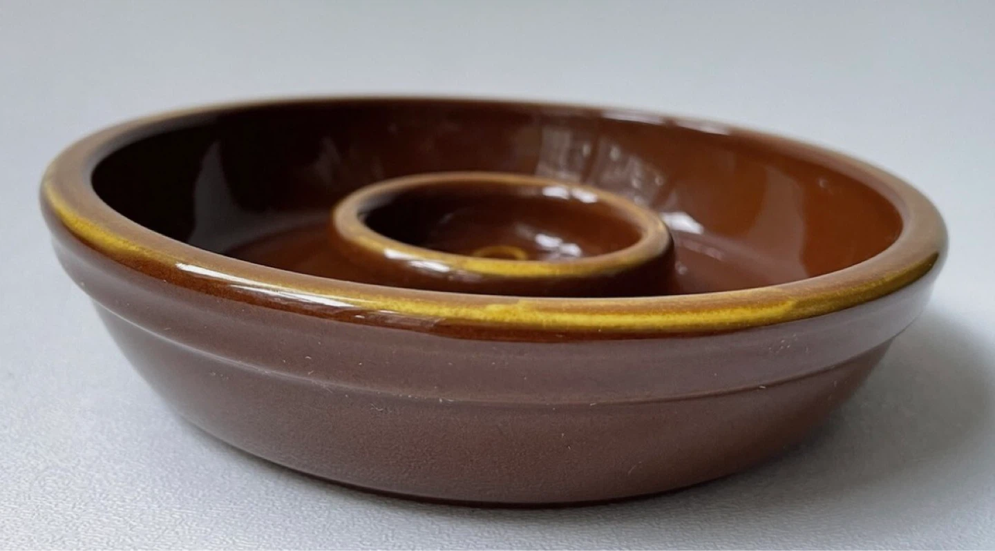 Vintage-Williams Sonoma Brown Chip Dip Bowl - photo 3