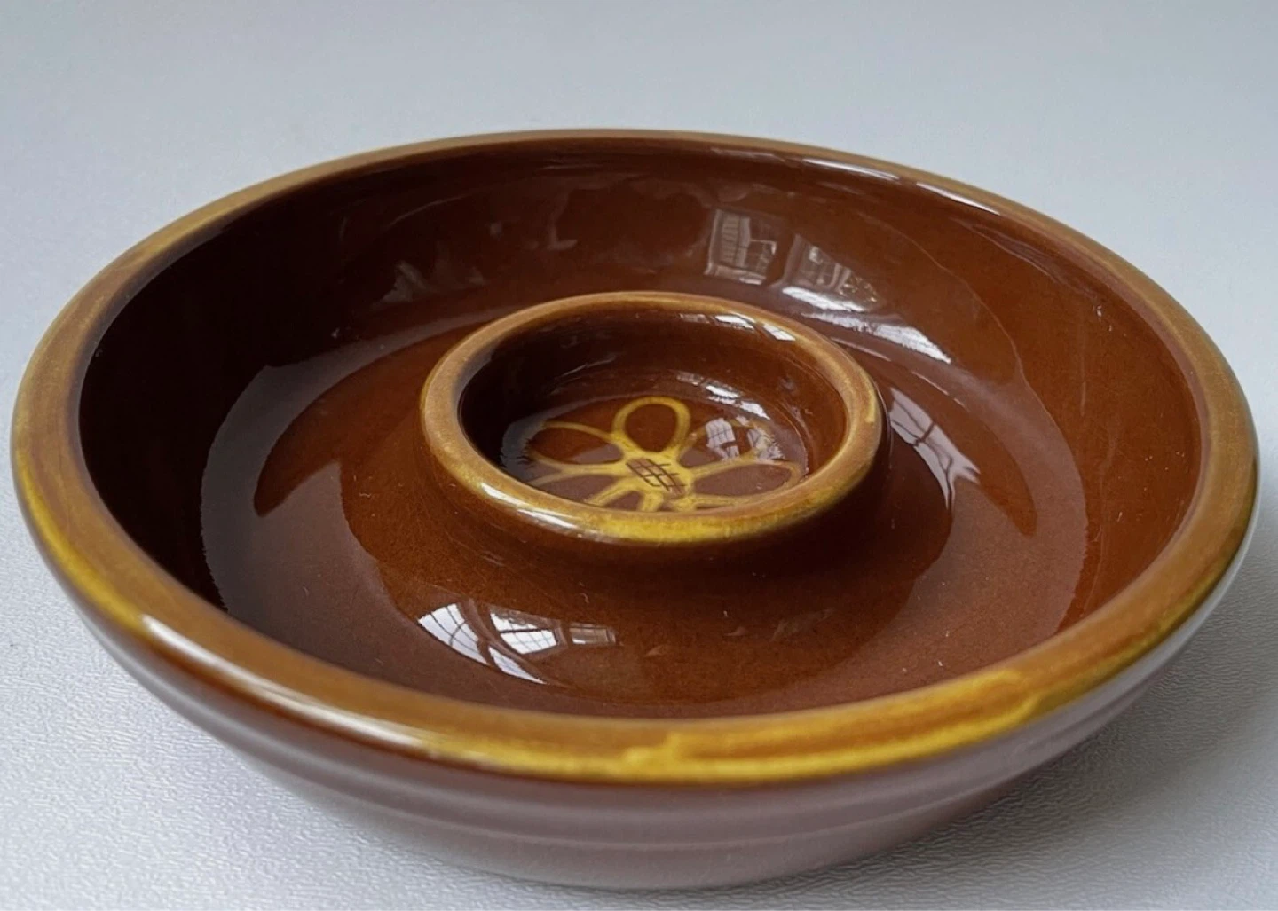 Vintage-Williams Sonoma Brown Chip Dip Bowl - photo 2