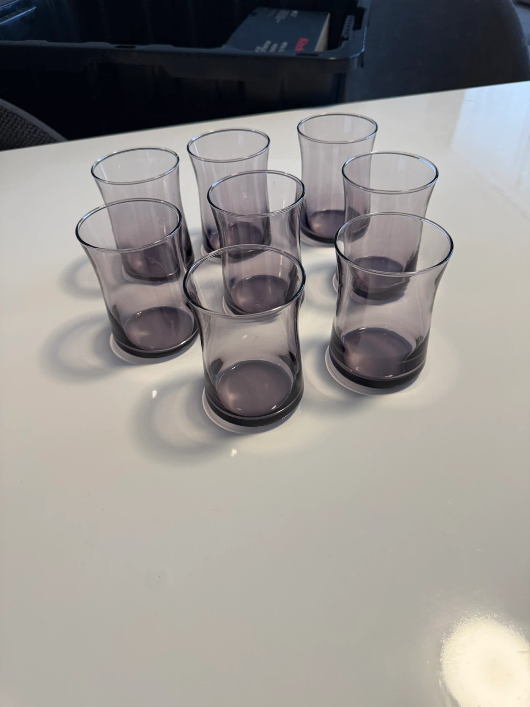 Set of 8 Purple Tumbler Glasses ( small size) - photo 3