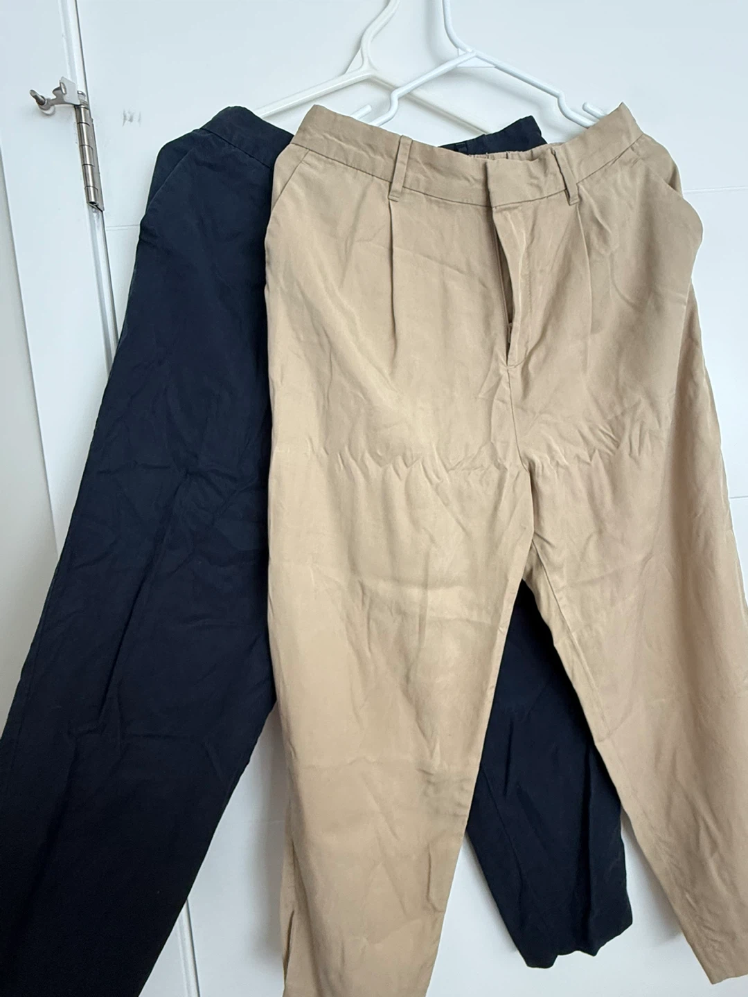Banana Republic Boyfriend / Barrel Leg Pants - Black & Tan - photo 4