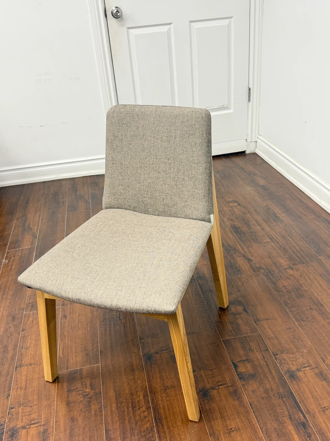 Modern Grey Fabric Dining Chair