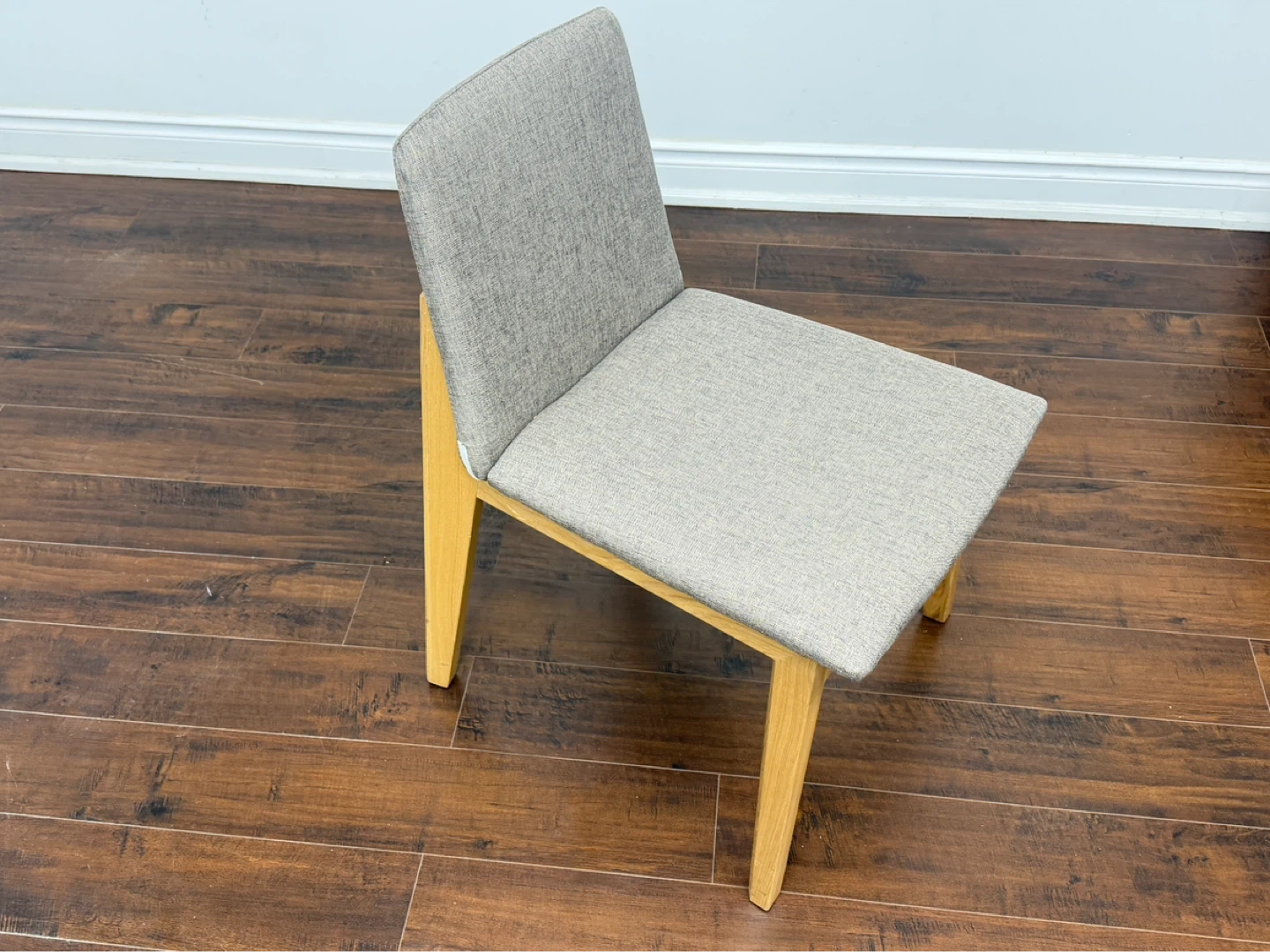 Modern Grey Fabric Dining Chair - photo 3