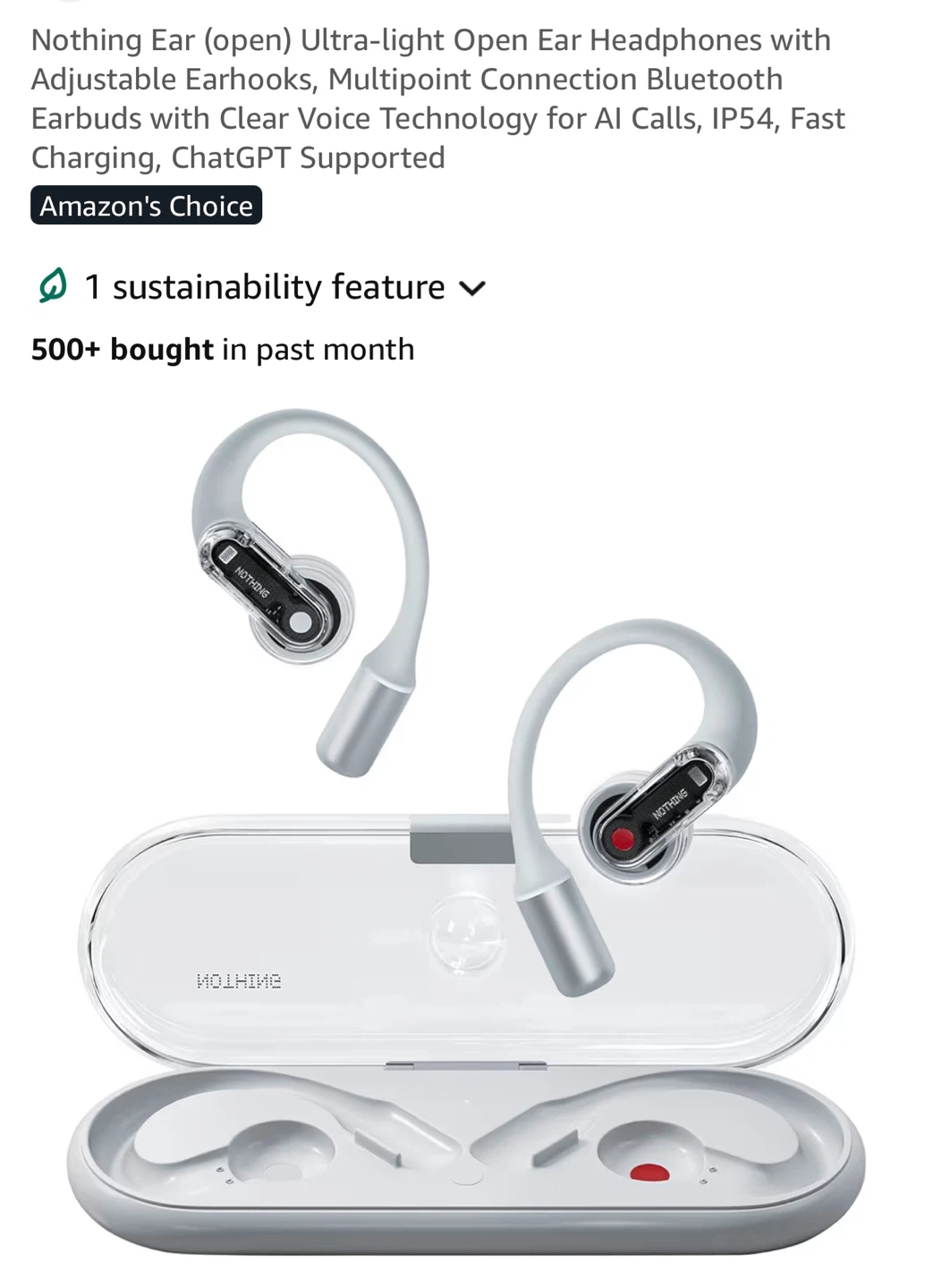 Nothing Ear (open) Ultra-light Open Ear Headphones