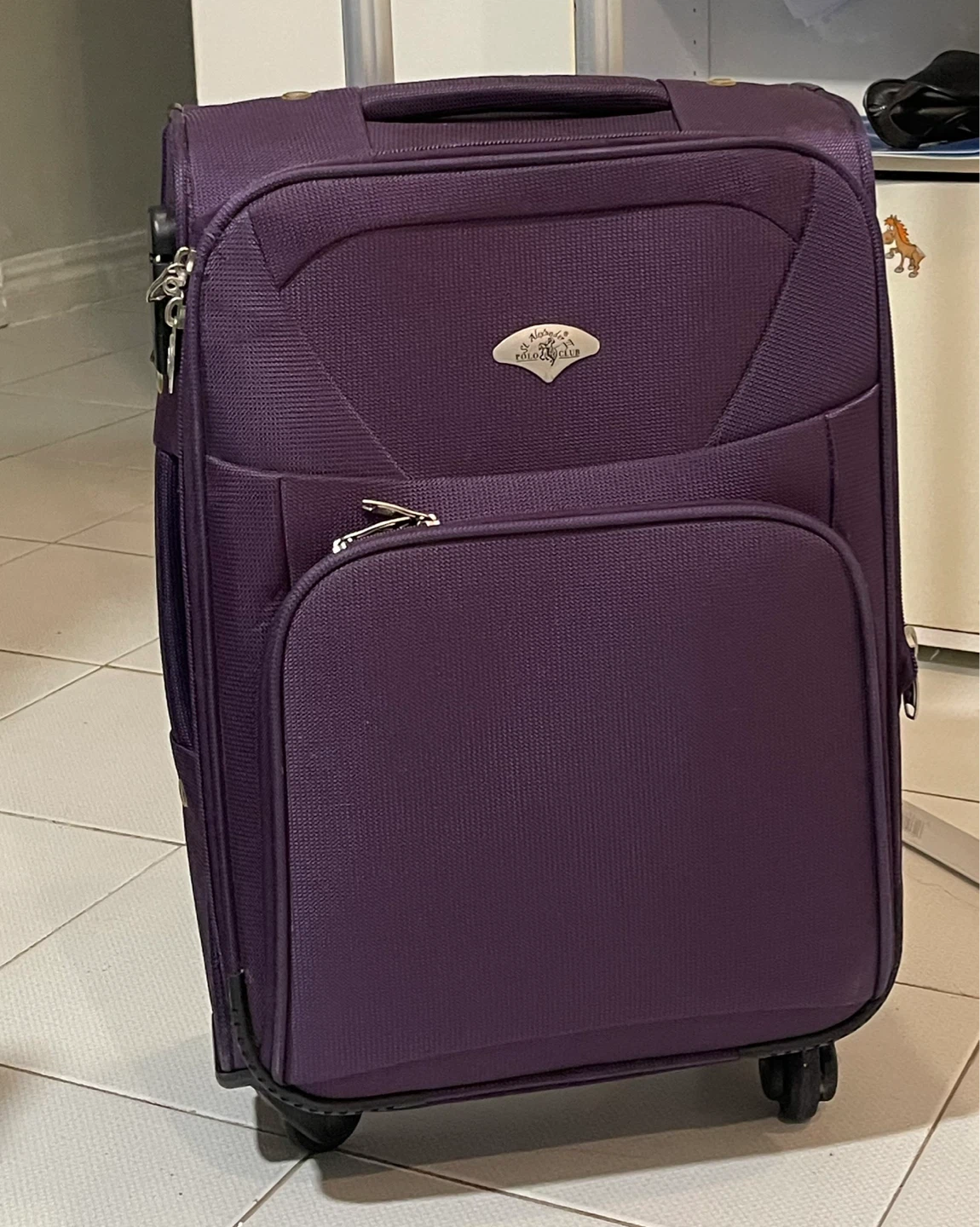 Purple St. Alexander Polo Club Spinner Suitcase