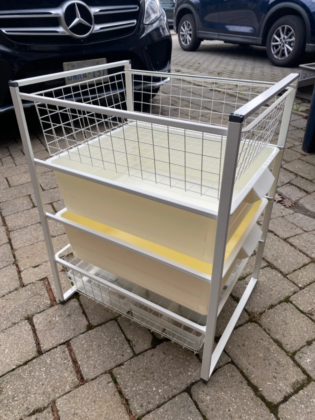 IKEA White 4-Drawer Storage Unit