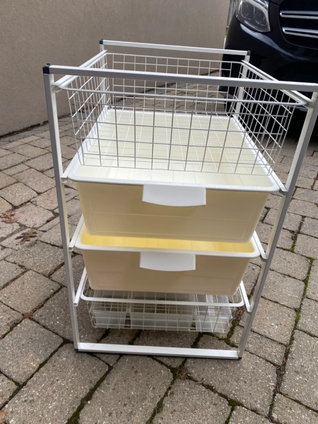 IKEA White 4-Drawer Storage Unit - photo 2