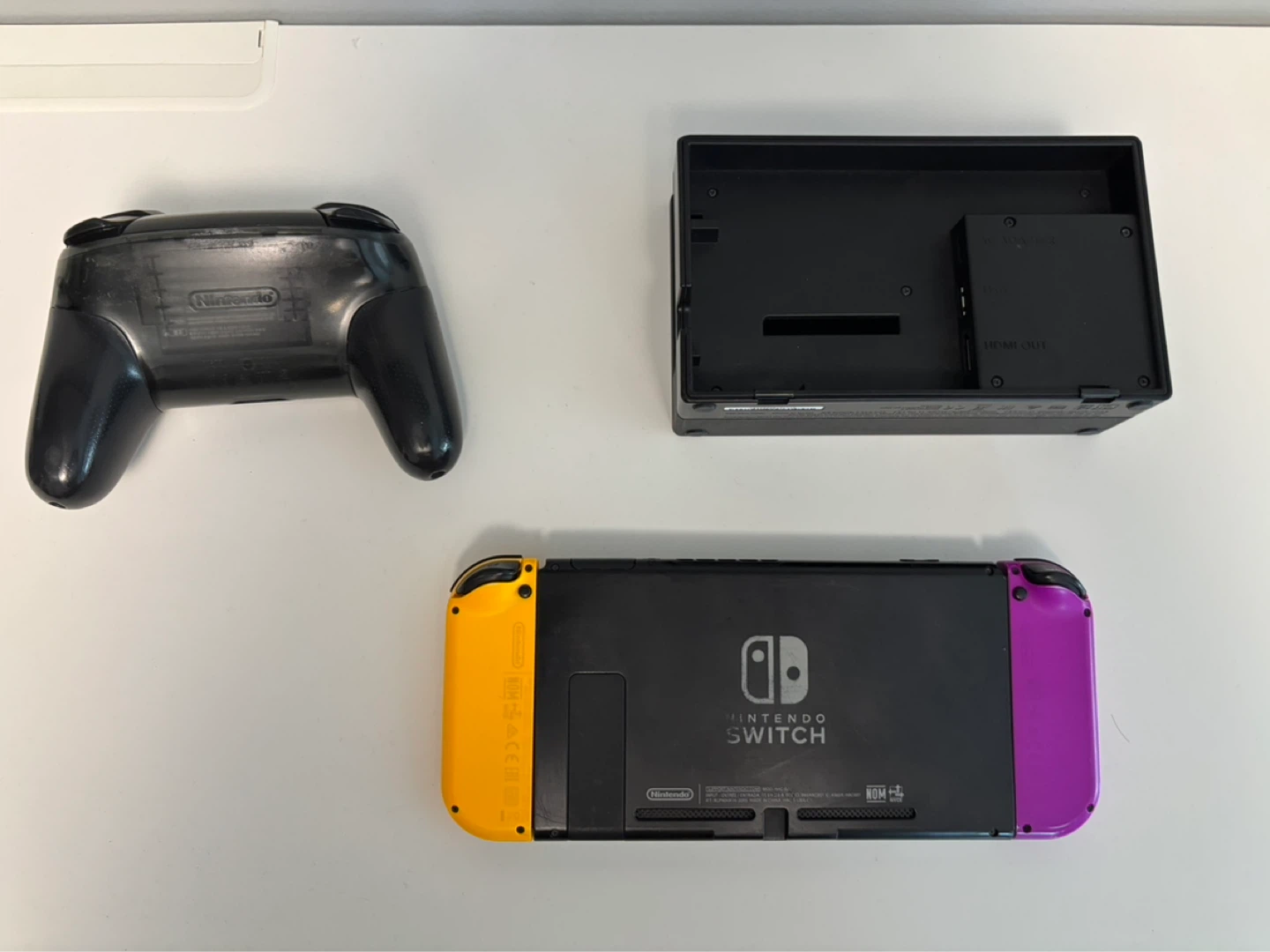 Nintendo Switch Console - Purple and Orange Joy-Cons - photo 2