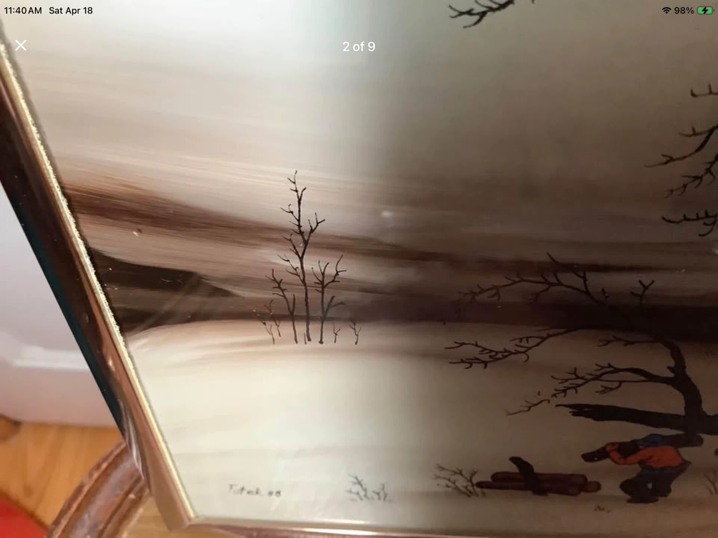 Oil Painting on Glass by Croatian Artist Ivan Tutek 🐞 - photo 2