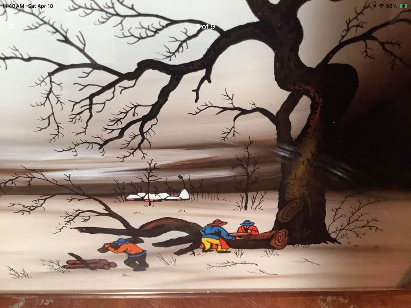Oil Painting on Glass by Croatian Artist Ivan Tutek 🐞 - photo 3