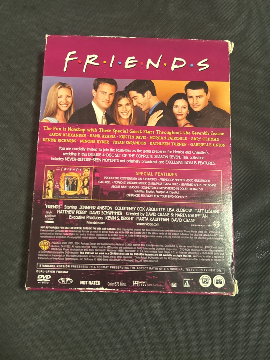 Friends: The Complete Seventh Season DVD Box Set - photo 2