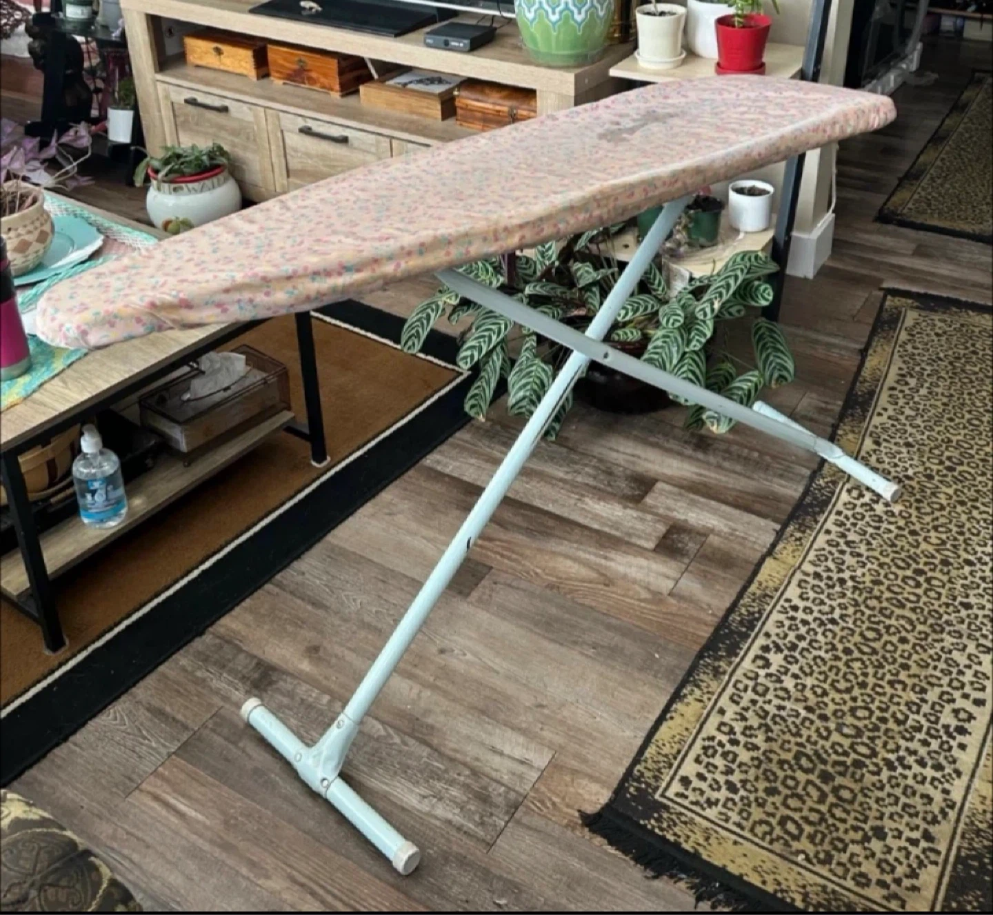 Ironing Board with Floral Cover