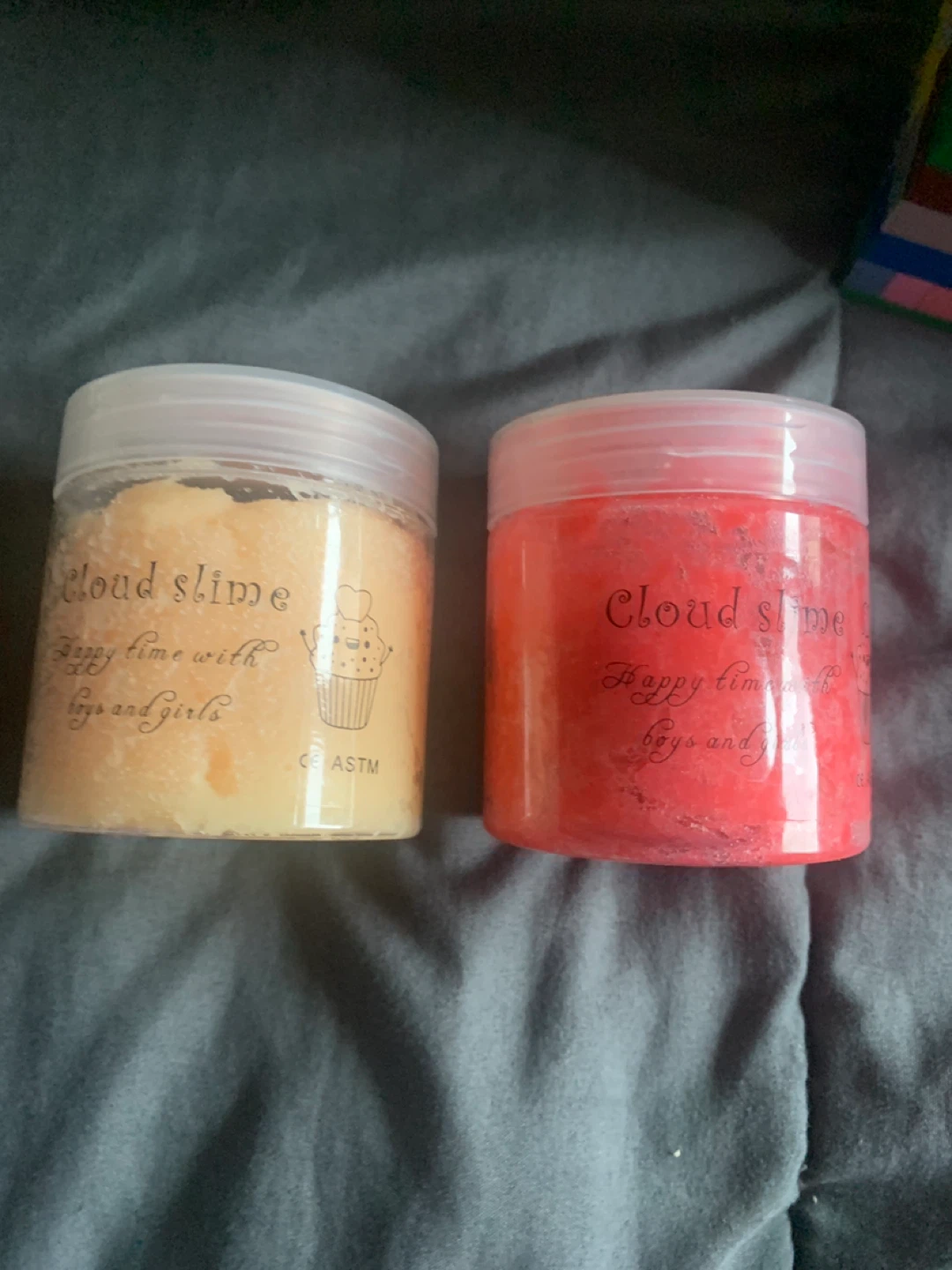 Cloud Slime - Yellow and Red (2 Jars)