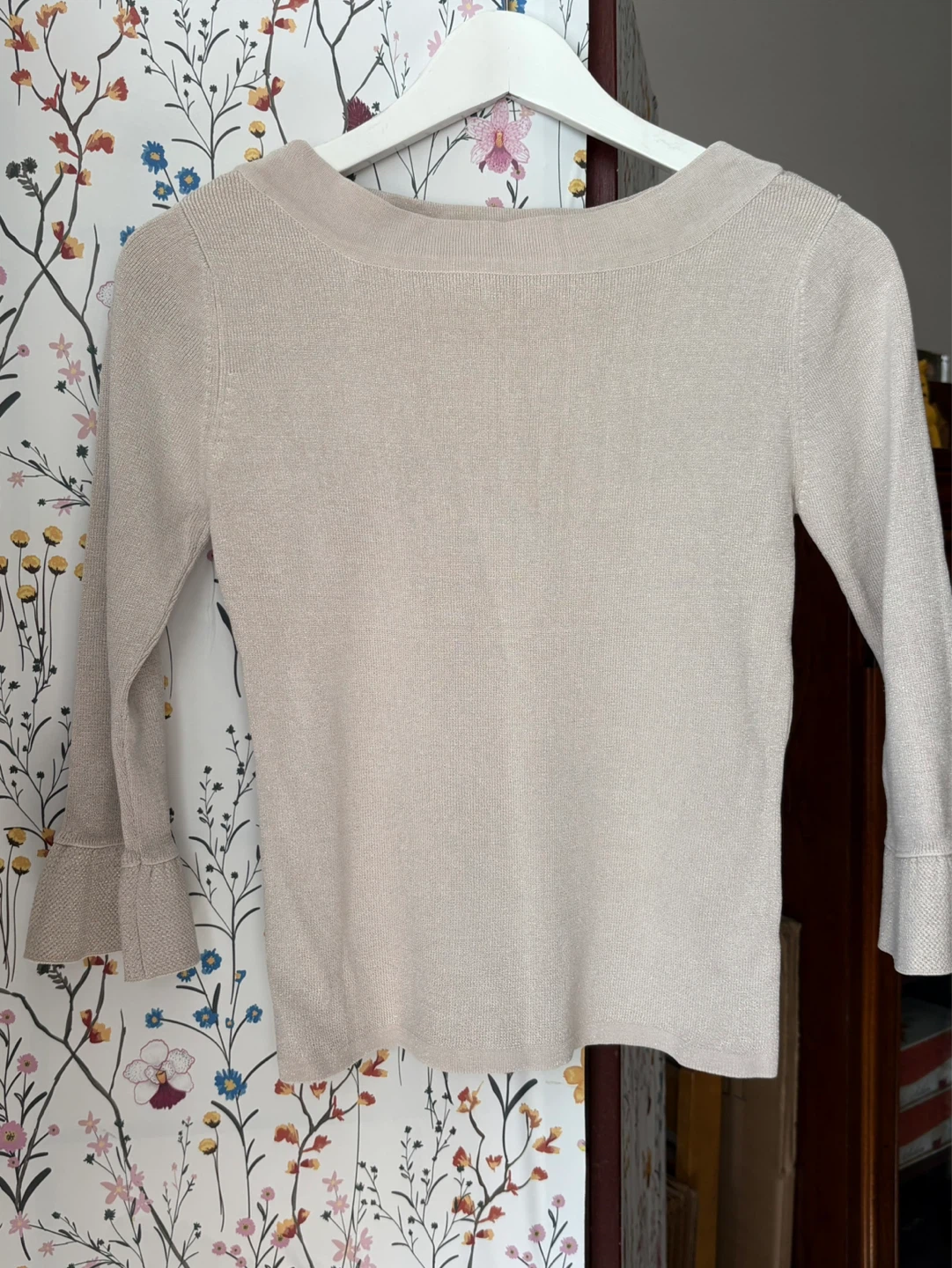 Joseph A. Women's Metallic Silk Blend Sweater