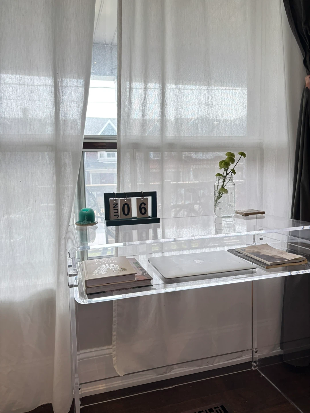 Clear Acrylic Desk