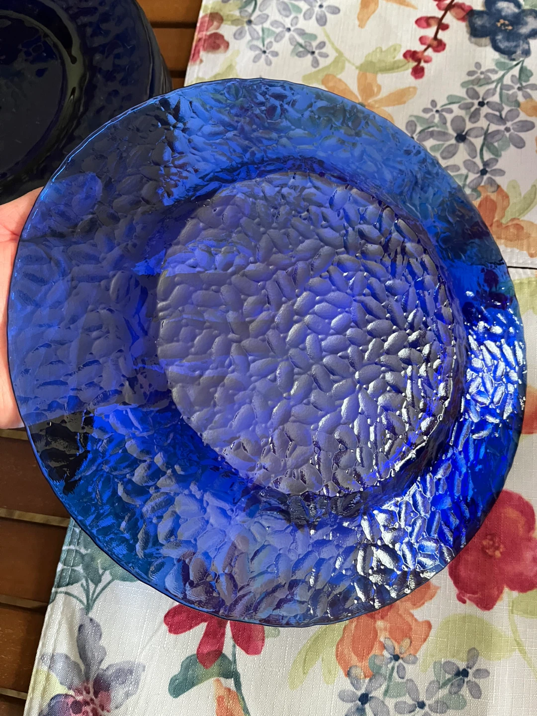 Cobalt Blue Glass Dinnerware Set - 34 pc. - photo 2