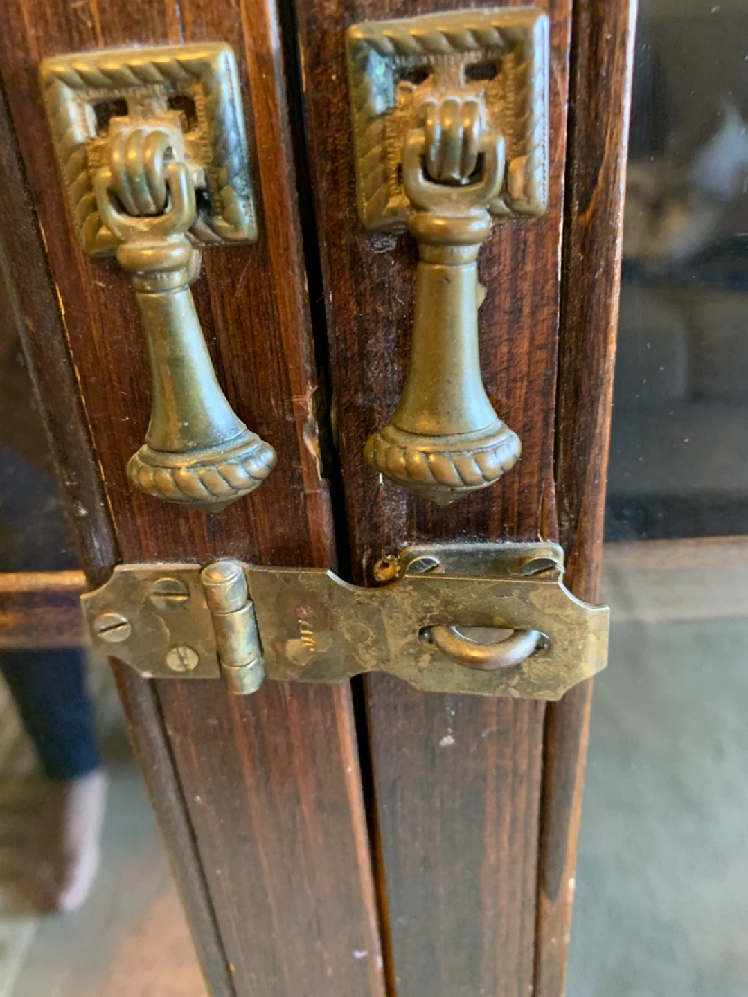 Vintage Wooden Display Cabinet - photo 2
