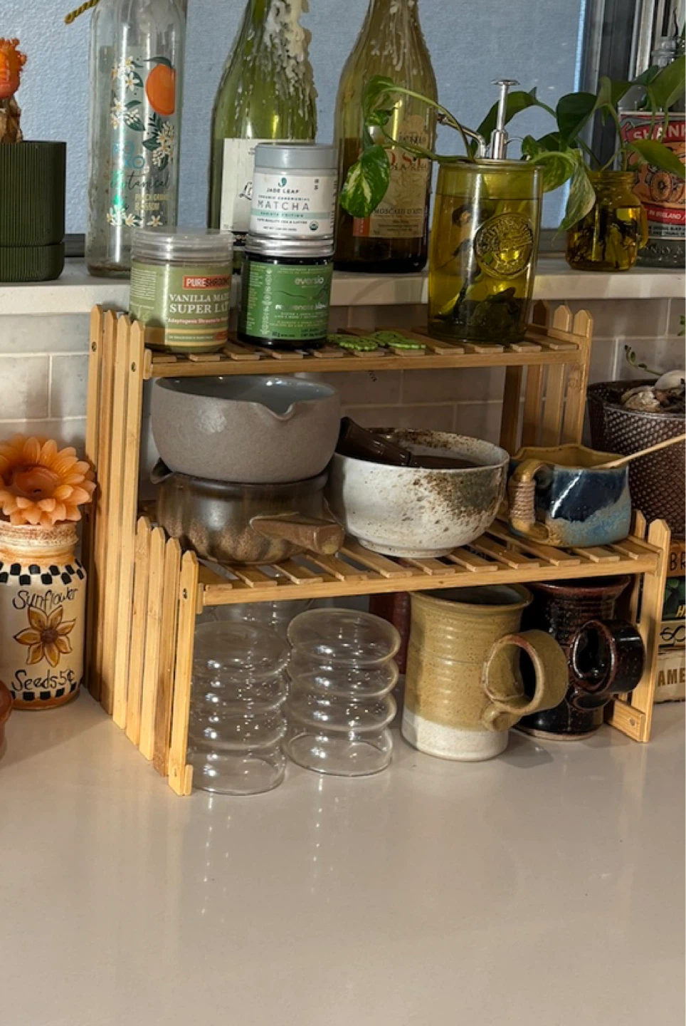 Wooden Tiered Shelf - photo 2
