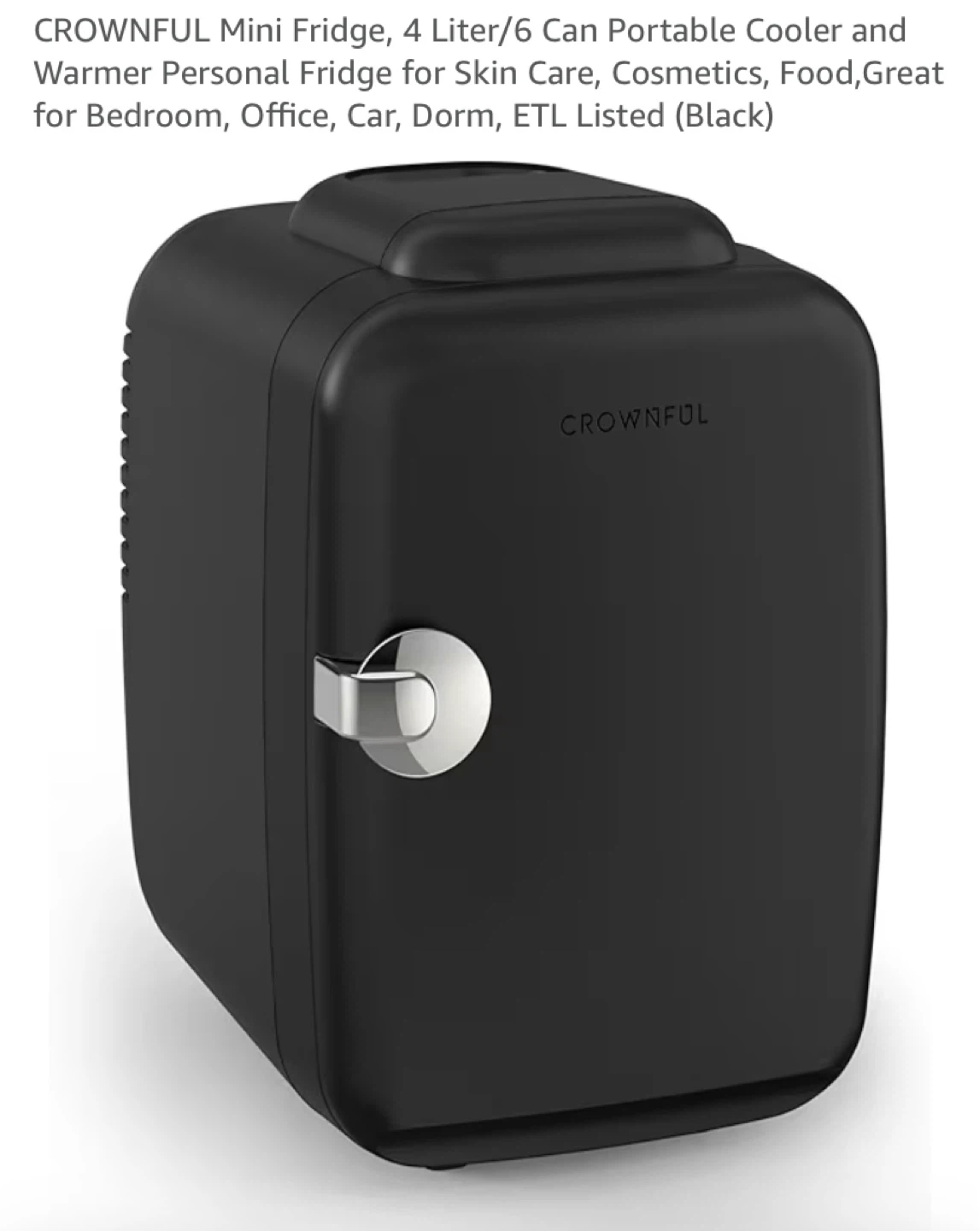 New Mini Fridge, 4 Liter/6 Can Portable Cooler and Warmer