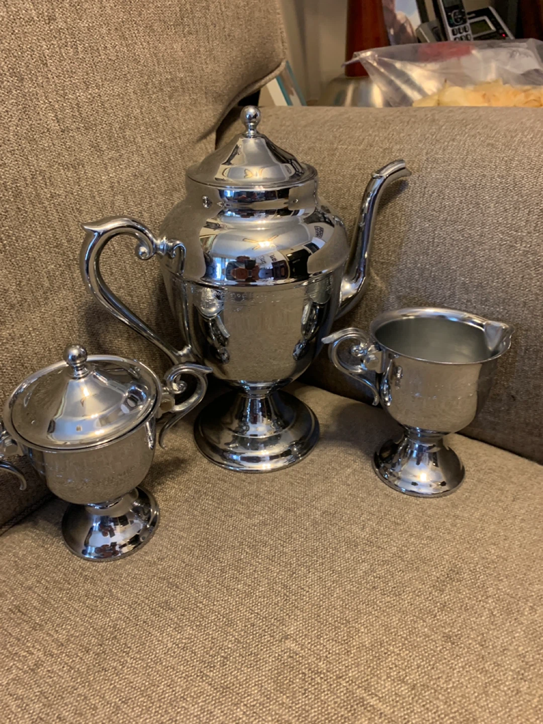 Silver Plated Tea Set - photo 2