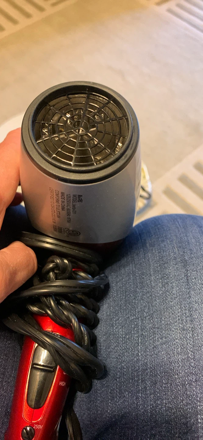 Berta Red and Silver Hair Dryer - photo 4