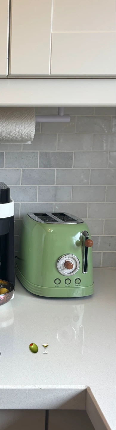 Retro 2-Slice Toaster - Mint Green - photo 2