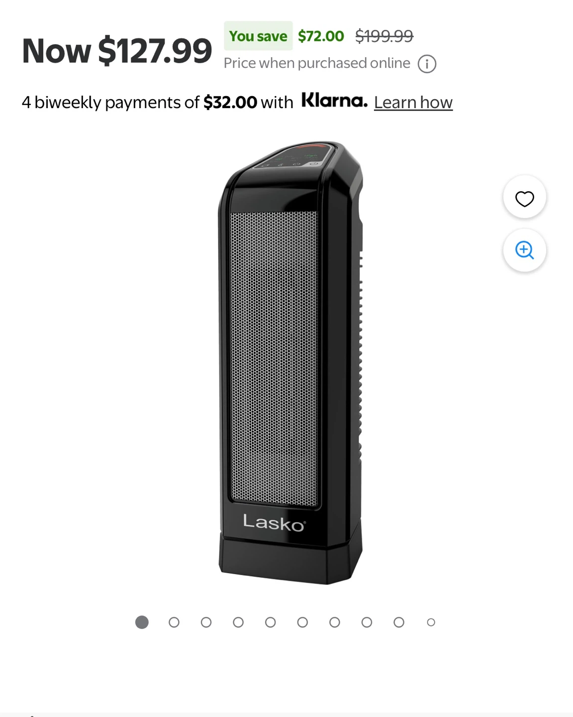 Lasko Portable Electric Heater