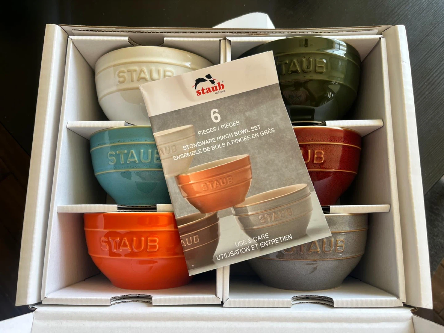 Staub Stoneware Pinch Bowl Set - 6 Pieces