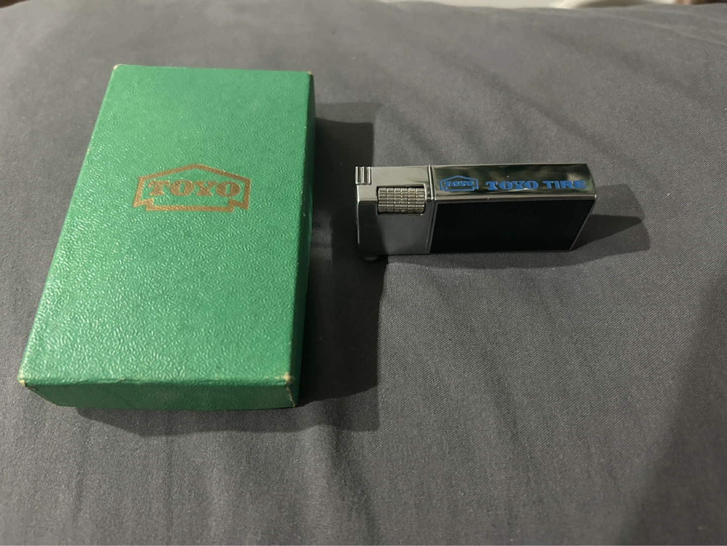 Vintage TOYO TIRE Lighter with Original Box