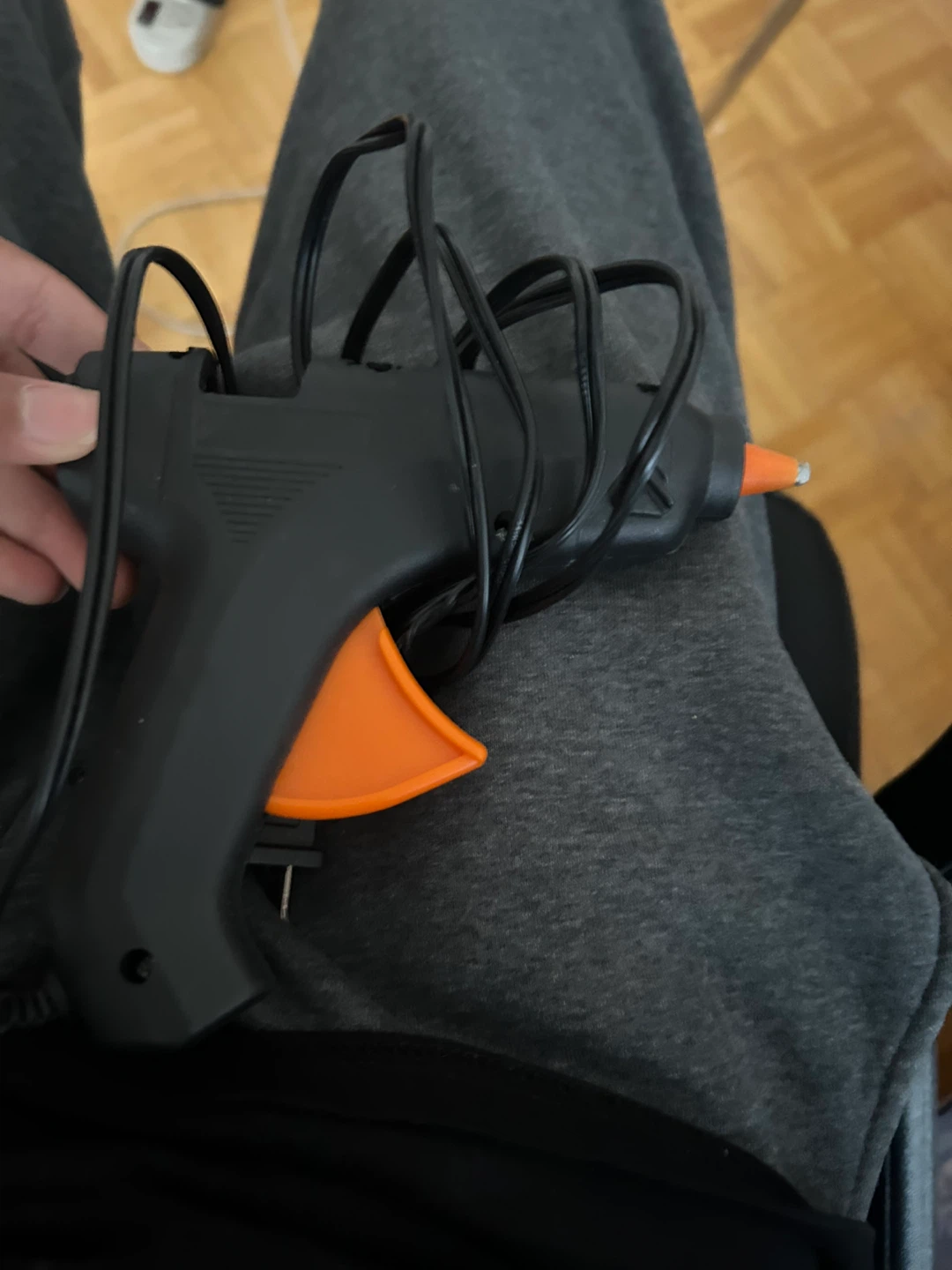 Black and Orange Corded Glue Gun - photo 3