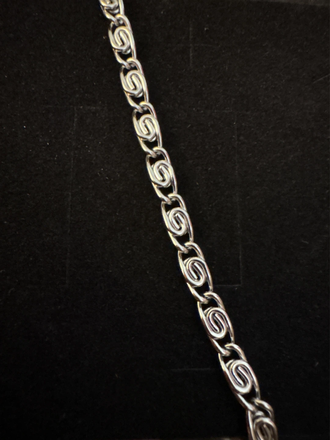 New Silver Stainless Steel unique Link Bracelet - photo 3
