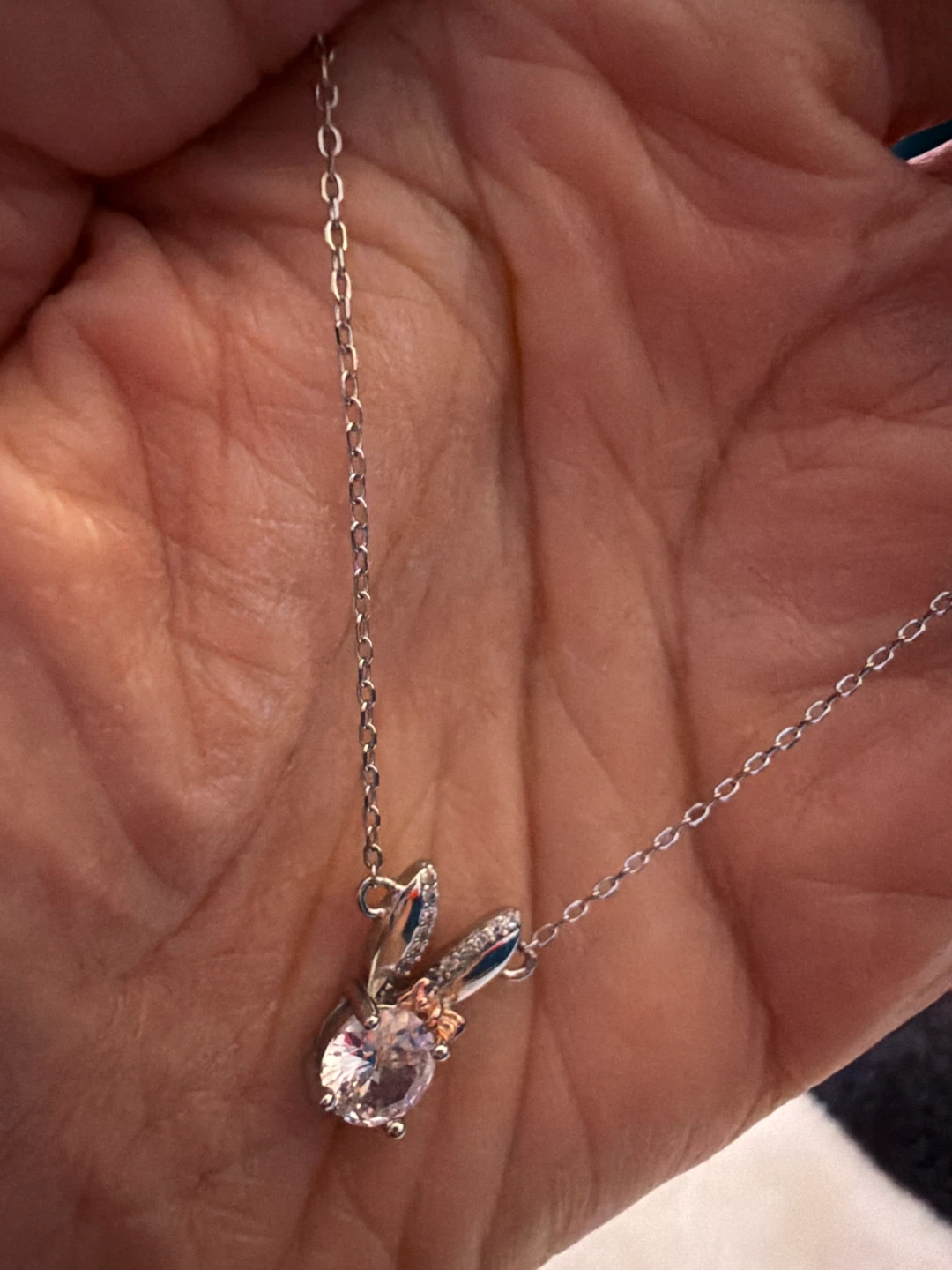 Spring is here 🐇Rabbit pendant sterling silver necklace - photo 3
