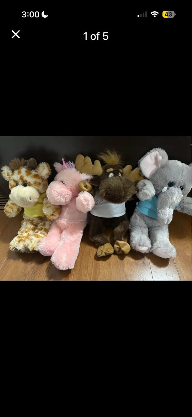 Plush Toy Bundle - Animals and Characters