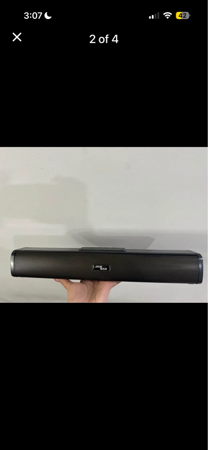 JAM BAR Sound Reactive Speaker Bar with Bluetooth - photo 2